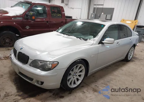 2006 BMW 750I z USA, uszkodzony, nr VIN WBAHL83556DT02429